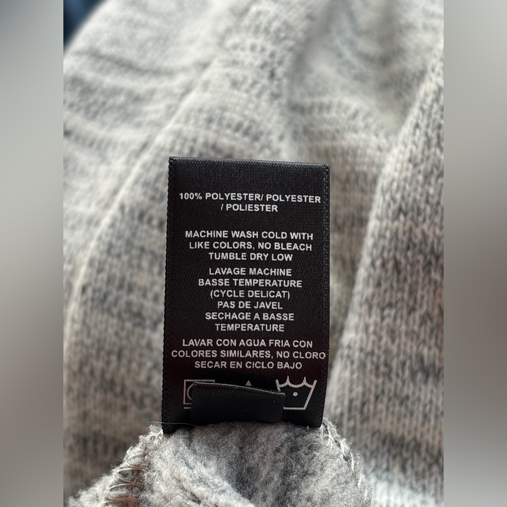 Kuhl Women's Alaska Long Light Gray Sweater with Sherpa Collar Sz M - Picture 4 of 5